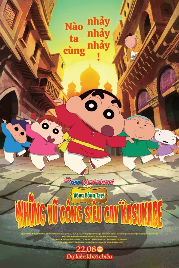 Shin – Cậu Bé Bút Chì 33: Nóng Bỏng Tay! Những Vũ Công Siêu Cay Kasukabe - Crayon Shin-chan: Super Gorgeous! Glow Kasukabe Dancer